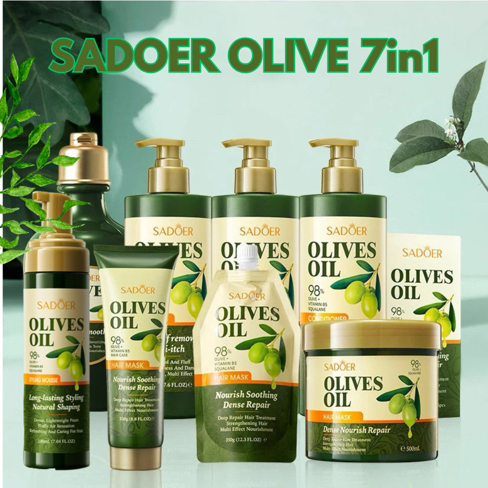 SADOER Olive Oil 7in1 Shampoo Set